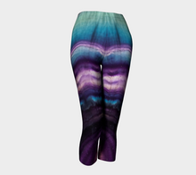 Load image into Gallery viewer, "Capri" Rainbow Fluorite Eco Poly Crystal Statement Leggings