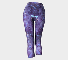 Load image into Gallery viewer, "Capri" Purple Amethyst Eco Poly Crystal Statement Leggings