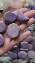 Load and play video in Gallery viewer, Rare Lavender Unicorn Jade "Jadeite" Pocket Stones