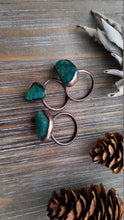 Load image into Gallery viewer, Pure Copper Amazonite Electroformed Gemstone Statement Rings
