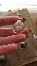 Load image into Gallery viewer, Natural Gemstone Lodolite Chlorite Spherical Crystal Poison Bottle Hollow Necklace