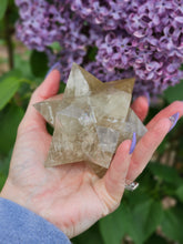 Load image into Gallery viewer, All Natural Citrine Asteroid Stellated Merkabah Crystal Stars
