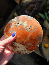 Load image into Gallery viewer, Orange Jasper + Apatite Full Moon on Driftwood

