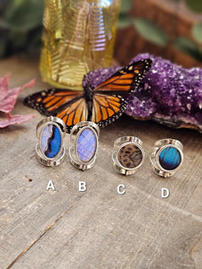Real Sterling Silver Spinner Peruvian Butterfly Rings