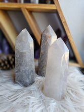 Load image into Gallery viewer, Natural Blue Rose Quartz Towers
