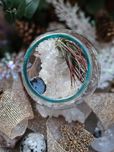 Load image into Gallery viewer, Rainbow Frost ~ CrystalAIRium Mystic Terrarium Tabletop Secret Garden
