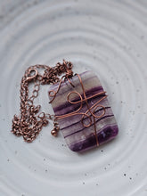 Load image into Gallery viewer, Heady Wire Wrapped Crystal Pendant Necklaces
