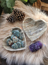 Load image into Gallery viewer, Grey Onyx Crystal Gemstone Heart Shaped Dish
