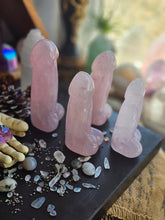 Load image into Gallery viewer, Rose Quartz Crystal Phallus Totem

