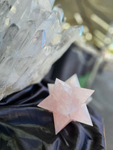 Load image into Gallery viewer, Massive Stellated Rose Quartz Crystal Asteroid Merkabah Star

