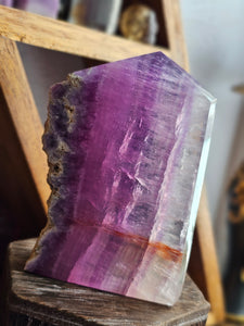 Natural Lavender Fluorite Crystal Towers