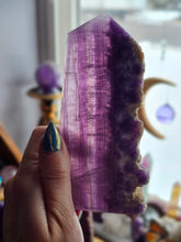 Load image into Gallery viewer, Natural Lavender Fluorite Crystal Towers
