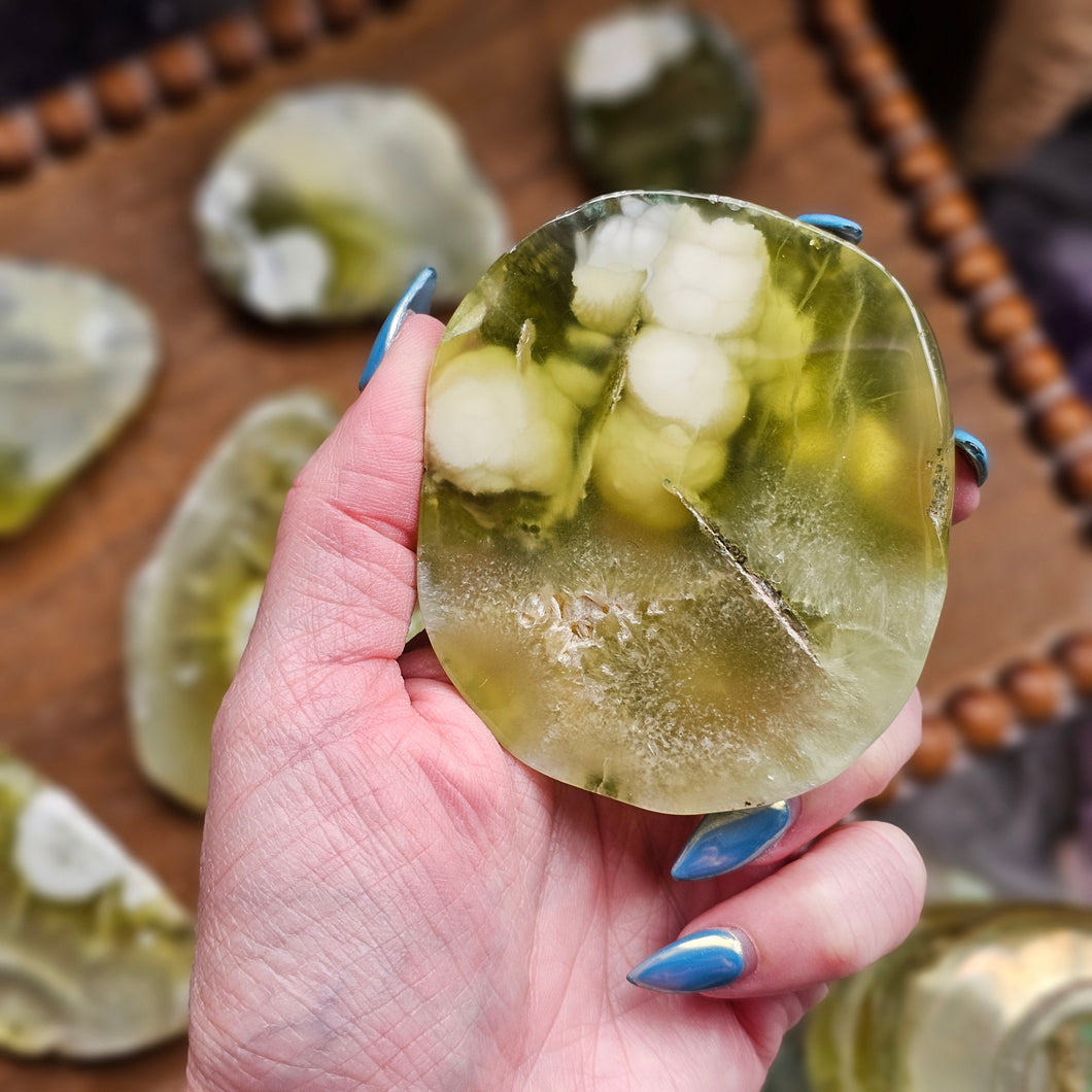 Top Quality Australian Prehnite Free Forms