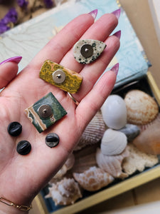 Ocean Jasper Series ~ Real Gemstone Pins