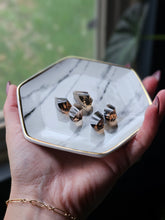 Load image into Gallery viewer, Dream Faceted &quot;Minecraft&quot;  Smokey Quartz Crystal Teardrop Necklaces
