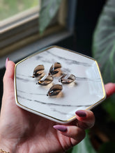 Load image into Gallery viewer, Dream Faceted &quot;Minecraft&quot;  Smokey Quartz Crystal Teardrop Necklaces
