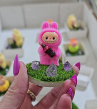 Load image into Gallery viewer, Labubu Amethyst Figurine
