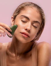 Load image into Gallery viewer, Gua Sha Nephrite Jade Facial Massage Tool
