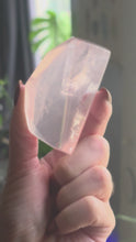 Load and play video in Gallery viewer, Genuine Mozambique Rose Quartz Free Forms

