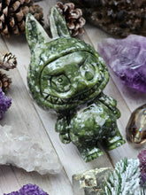 Load image into Gallery viewer, XL Serpentine Gemstone Carved Labubu
