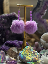 Load image into Gallery viewer, Fluffy Puff Faux Mink Fur Earrings
