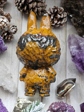 Load image into Gallery viewer, XL Brown Jasper Gemstone Carved Labubu
