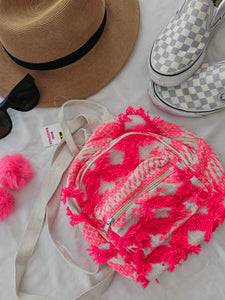 Boho Fringe Mini Backpack