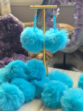 Load image into Gallery viewer, Fluffy Puff Faux Mink Fur Earrings
