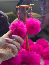 Load image into Gallery viewer, Fluffy Puff Faux Mink Fur Earrings
