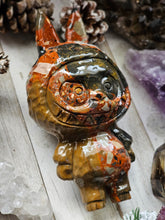 Load image into Gallery viewer, XL Picasso Jasper Gemstone Carved Labubu
