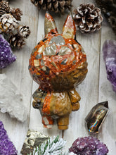 Load image into Gallery viewer, XL Picasso Jasper Gemstone Carved Labubu
