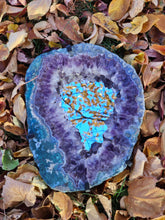 Load image into Gallery viewer, Juicy Amethyst Crystal Mirror
