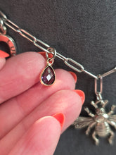 Load image into Gallery viewer, BeeYoutiful Silver Charm Necklace

