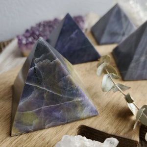 Mexican Deep Purple "Morado" Opal Pyramids