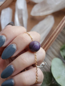 Simple "Jadeite" Lavender Jade Necklace