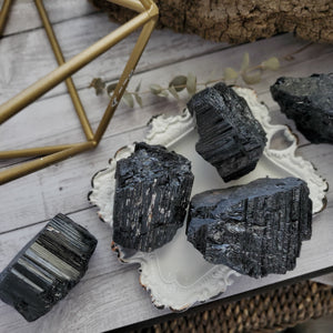 Raw + Protective Black Tourmaline