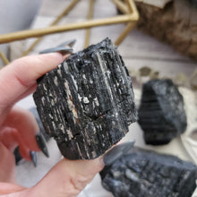 Load image into Gallery viewer, Raw + Protective Black Tourmaline

