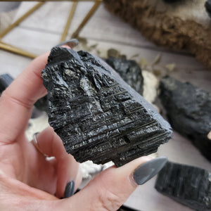 Raw + Protective Black Tourmaline