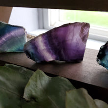 Load image into Gallery viewer, AAA Mini Rainbow Fluorite Window Portals
