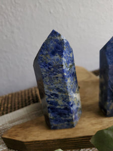 Natural Blue Sodalite Pillars