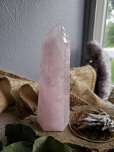 Load image into Gallery viewer, Natural Rose Quartz Towers
