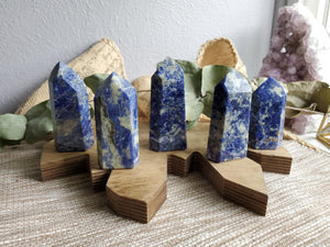 Natural Blue Sodalite Pillars