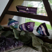 Load image into Gallery viewer, AAA Mini Rainbow Fluorite Window Portals
