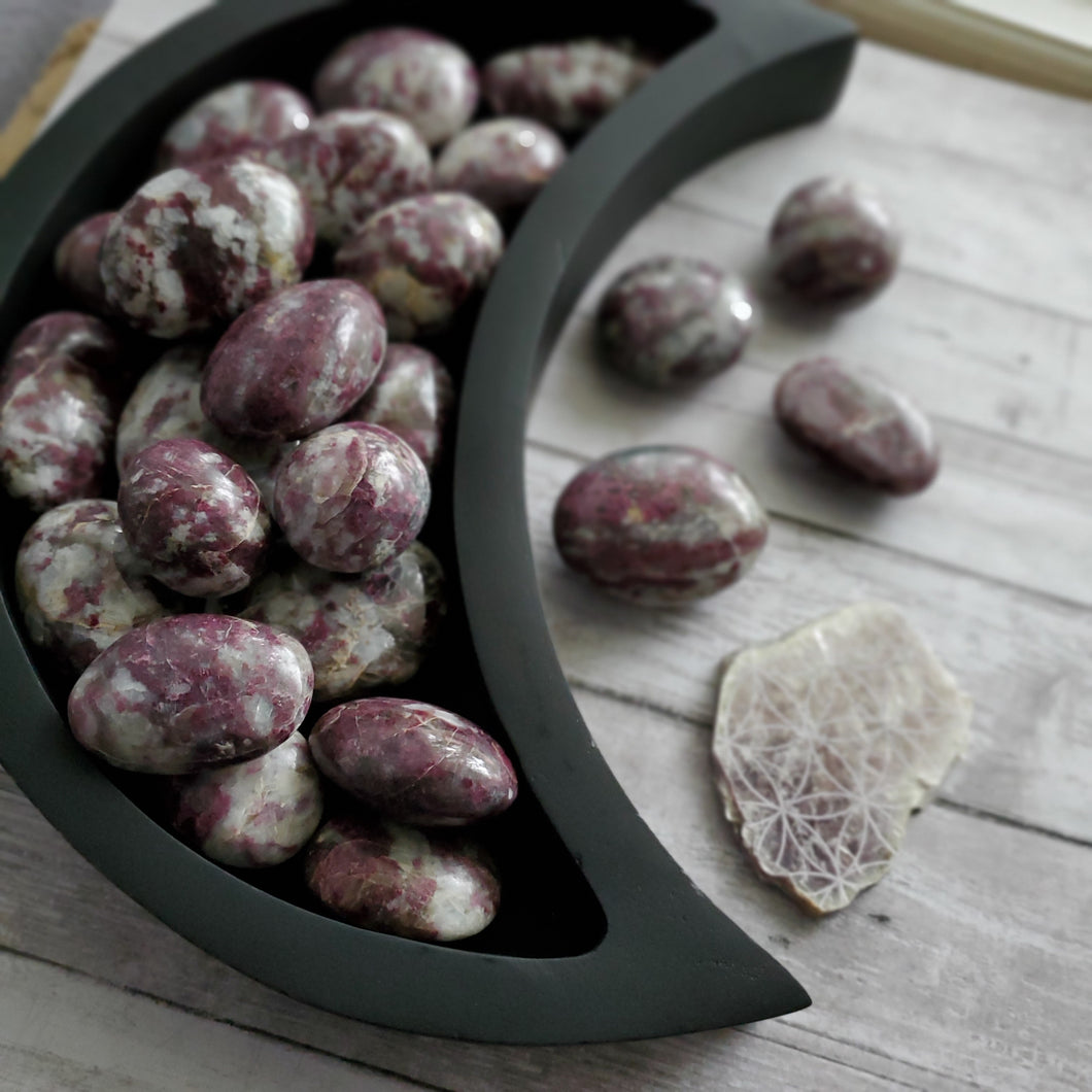 Natural Pink Tourmaline Polished Tumbles