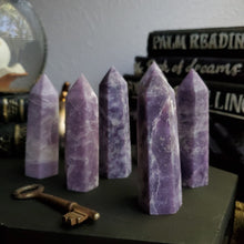 Load image into Gallery viewer, Natural Purple Lepidolite Towers
