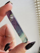Load image into Gallery viewer, Natural Rainbow Fluorite Crystal Necklace
