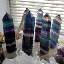 Load image into Gallery viewer, AAA Rainbow Fluorite Crystal Towers
