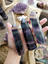 Load image into Gallery viewer, AAA Rainbow Fluorite Crystal Towers

