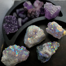 Load image into Gallery viewer, Raw Amethyst Aura Crystal Clusters
