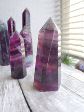 Load image into Gallery viewer, AAA Magenta Fluorite Crystal Towers
